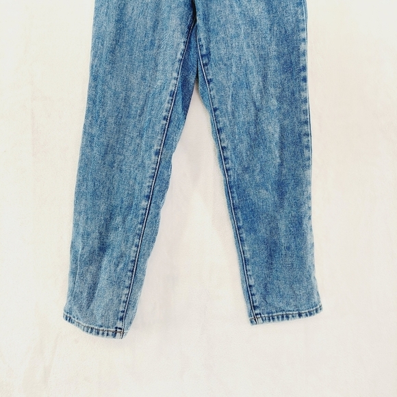 PacSun Blue Cotton Denim Casual Button Elastic Waist Mom Jeans P6251 - Picture 5 of 10